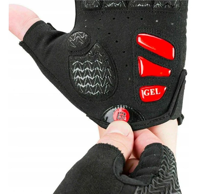 S cyklistické rukavice s  černá/červená model 22083459 - Rockbros