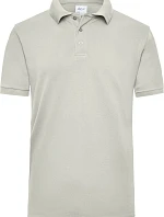 Daiber JN 801 Pánske pracovné polo tričko z hrubej bavlny 02.0801 cement
