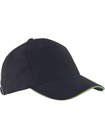 KP 011 6 Panelová sandwich kšiltovka black/lime model 22460967 - K-up KP 011 6 Panelová sandwich kšiltovka black/lime model 22460967 - K-up