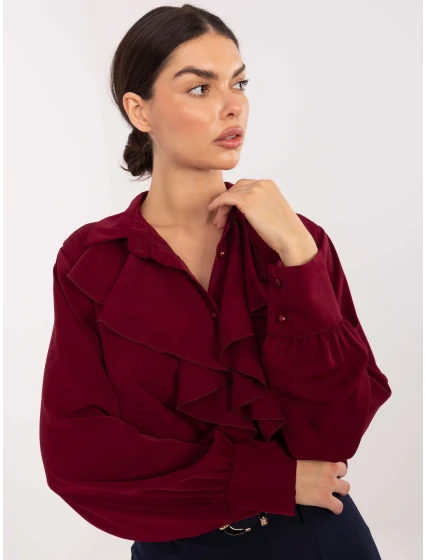 IT KS košeľa 26967.28 bordová