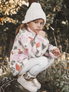 Dětské sněhule Big Star KK374221 Béžová a zlatá