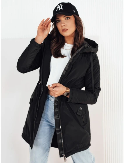 Dámská přechodná bunda parka černá Dstreet model 21973492 - FashionStreet