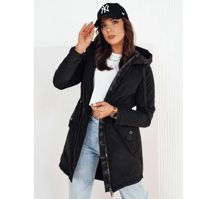 Dámská přechodná bunda parka černá Dstreet model 21973492 - FashionStreet