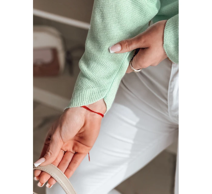 Dámsky oversize sveter NORVAN mint FashionStreet MY2454 Dámsky oversize sveter NORVAN mint FashionStreet MY2454