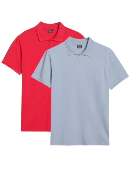 Pánska polokošeľa 4F (SADA 2 KOŠIEL) 2P-SS-4FWSS25TPTSM407-92S