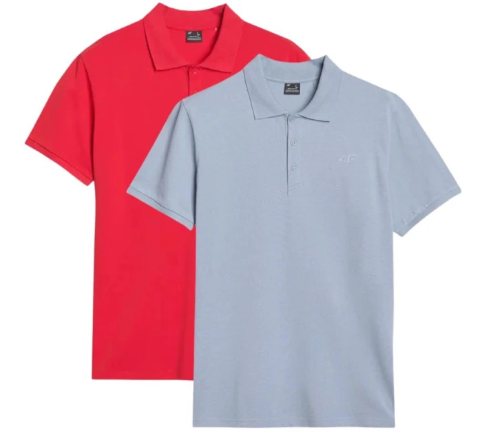 Pánska polokošeľa 4F (SADA 2 KOŠIEL) 2P-SS-4FWSS25TPTSM407-92S