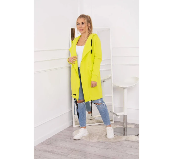 Zateplená bunda s kapucňou pistáciová