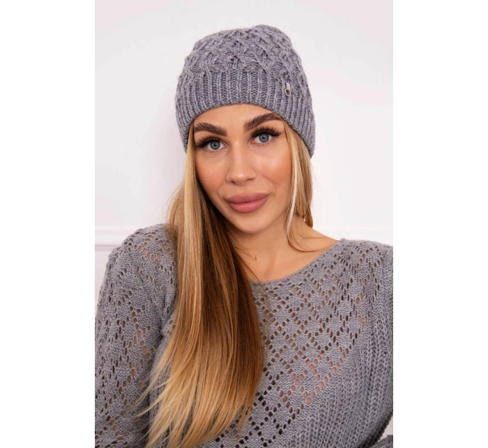 Fleecová čiapka Roma K224 tmavo šedá Fleecová čiapka Roma K224 tmavo šedá