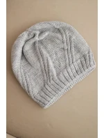 Dámska zimná vlnená čiapka K442 sivá Dámska zimná vlnená čiapka K442 sivá