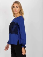 Blúzka LK BZ 506877.15x kobalt Blúzka LK BZ 506877.15x kobalt