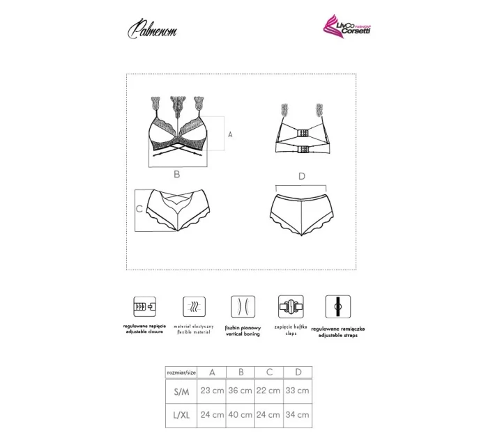 Súprava Palmenom - LivCo Corsetti