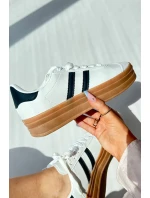 Dámske tenisky na platforme White Egelia Dámske tenisky na platforme White Egelia