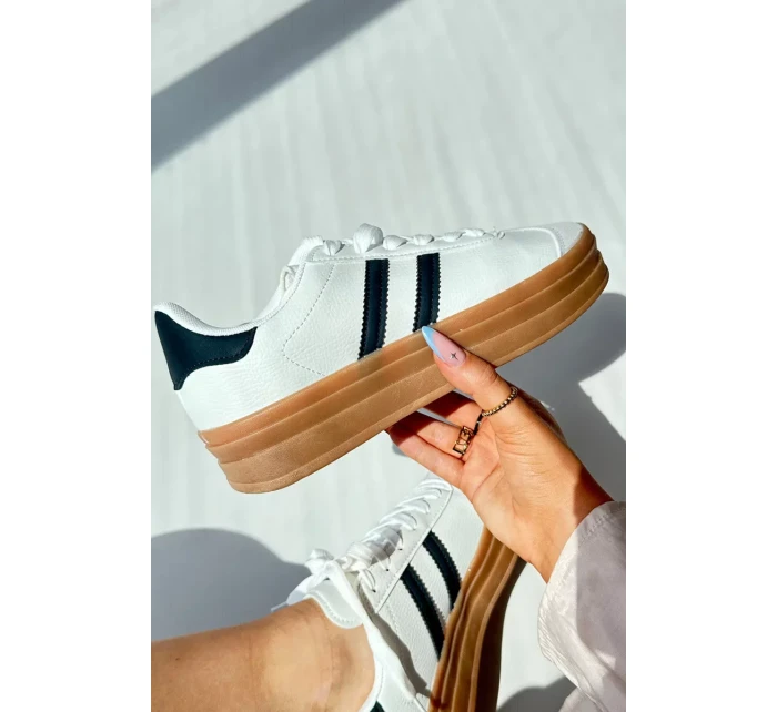 Dámske tenisky na platforme White Egelia Dámske tenisky na platforme White Egelia