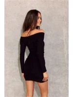 Večerné šaty SUK0446 čierne - Roco Fashion