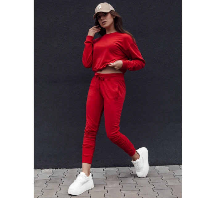 Dámské tepláky RELAX červené Dstreet model 21978577 - FashionStreet Dámské tepláky RELAX červené Dstreet model 21978577 - FashionStreet