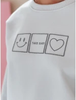 Dámská oversize mikina s výšivkou modrá Dstreet model 21989242 - FashionStreet