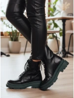 Dámské vázané boty černé Dstreet model 21994896 - FashionStreet Dámské vázané boty černé Dstreet model 21994896 - FashionStreet