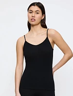 Dámsky top Beauty Layers Spaghetti Top Wool - BLACK - black 0004 - TRIUMPH