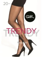 Pančuchy Gatta Trendy Tattoo wz.28 20 den 5-XL
