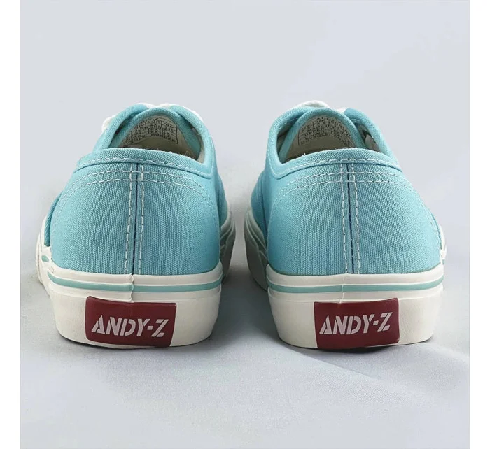 Světle modré dámské šněrovací tenisky model 17134064 - ANDY-Z Světle modré dámské šněrovací tenisky model 17134064 - ANDY-Z