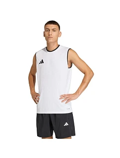 Pánske tričko adidas Entrada 26 Sleeveless Jersey white KB3928