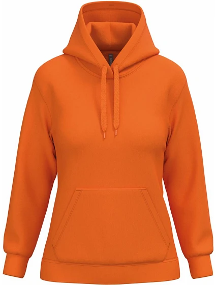 Kariban K 473 Dámska mikina s kapucňou 20.K473 oranžová Kariban K 473 Dámska mikina s kapucňou 20.K473 oranžová