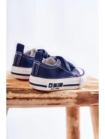 Dětské látkové tenisky se suchým zipem BIG STAR model 21594920 Námořnická modrá - Big Star Shoes