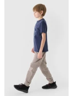 Chlapecké Kalhoty Šedé model 21673420 - 4F Chlapecké Kalhoty Šedé model 21673420 - 4F