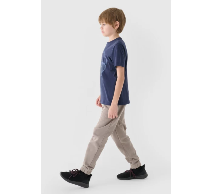 Chlapecké Kalhoty Šedé model 21673420 - 4F Chlapecké Kalhoty Šedé model 21673420 - 4F