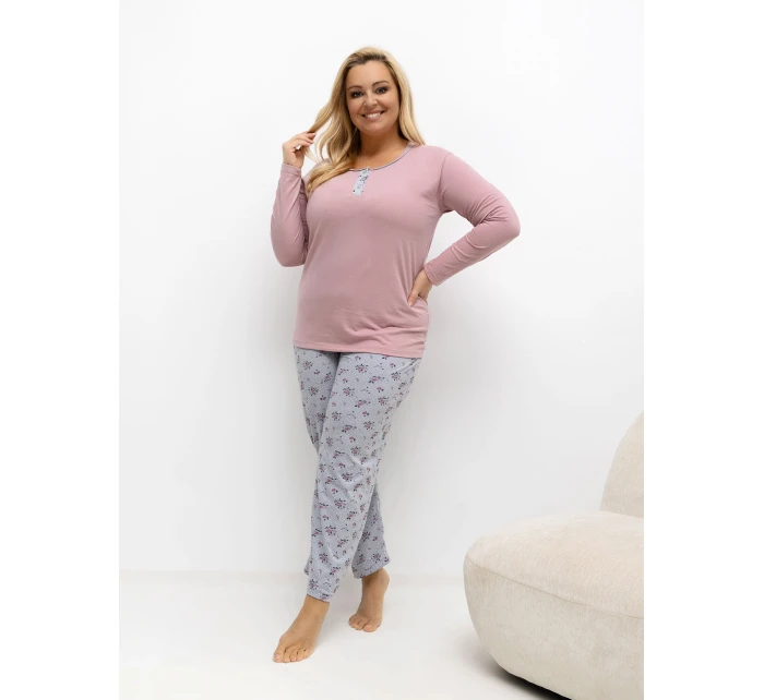 DU PI FP 501.22 tmavoružové pyžamo