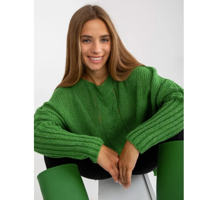 Dámsky sveter TW SW BI M559 zelený