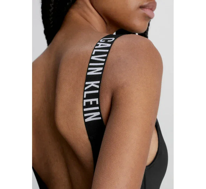Dámske jednodielne plavky KW0KW01599 BEH black - Calvin Klein
