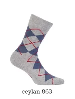 Pánske ponožky Wola Perfect Man vzorované W 94N03 Casual