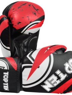 Boxerské rukavice  černočervené model 21863249 - TOP TEN