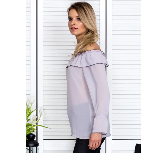 Blúzka MI BZ 17322.17 sivá