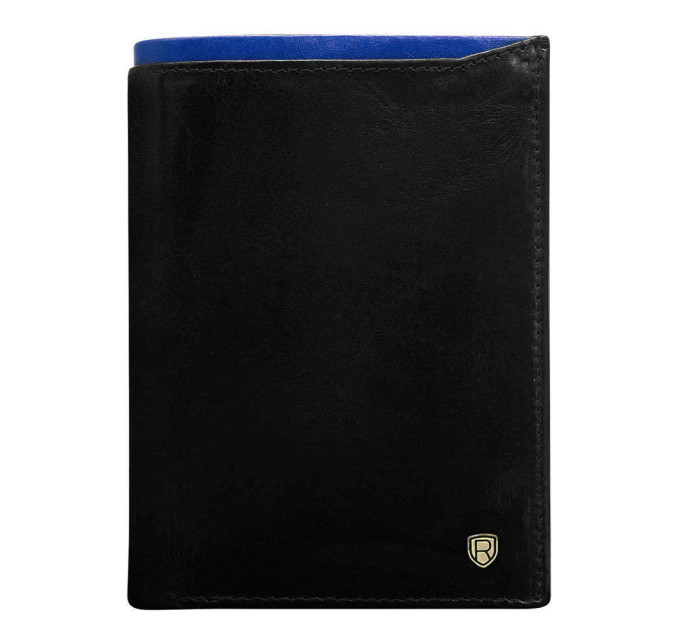 Pánske peňaženky Pánska kožená peňaženka N4 RVT 6887 čierna čierna