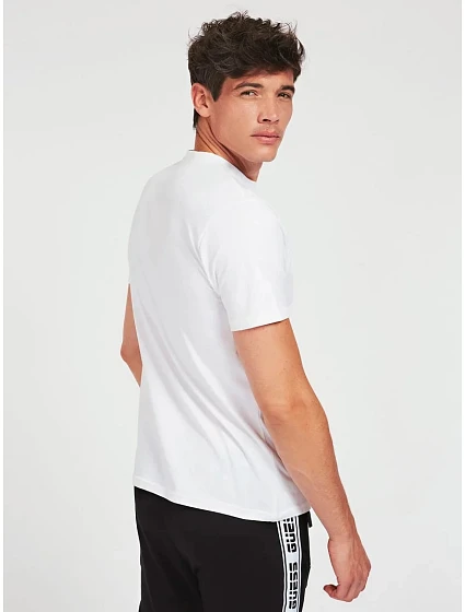 Pánské tričko s krátkým rukávem  bílá  model 15795441 - Guess