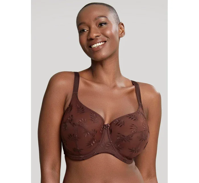 Dámska podprsenka Tango 3251B Tmavohnedý vzor muškátového orieška - Panache Dámska podprsenka Tango 3251B Tmavohnedý vzor muškátového orieška - Panache