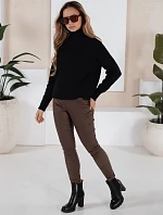 Dámske nohavice LIZZY hnedé FashionStreet UY1782