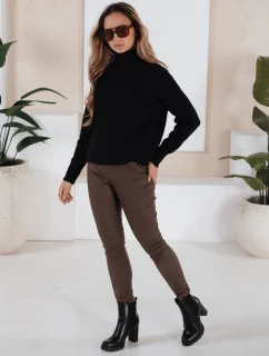 Dámske nohavice LIZZY hnedé FashionStreet UY1782