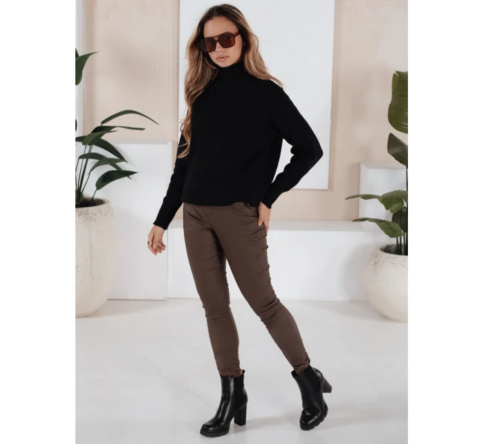 Dámské kalhoty hnědé Dstreet model 21971919 - FashionStreet