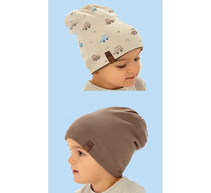 AJS 50-076 obojstranná detská čiapka