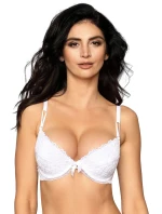 Dámska podprsenka Carmen white - PINK