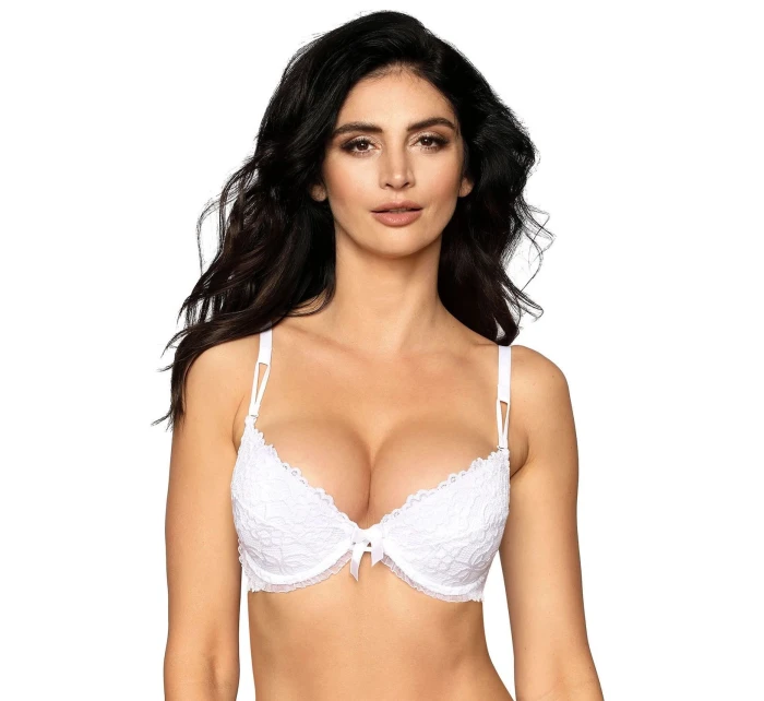 Dámska podprsenka Carmen white - PINK