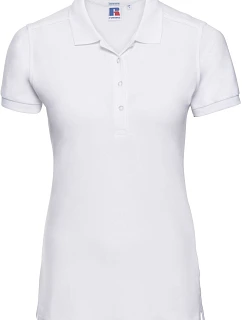 Dámské elastické piqué polo 10. white model 22473793 - Russell Athletic