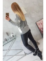 Svetr s vánočním motivem šedý Svetr s vánočním motivem šedý