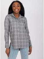 Dámska košeľa LK-KS-508770.49P-sivá Dámska košeľa LK-KS-508770.49P-sivá