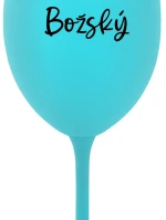 PAN BOŽSKÝ - tyrkysová sklenice na víno 350 ml