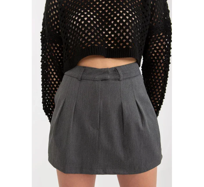 Dámska sukňa BA SD 3105.33P tmavo šedá - Coosh