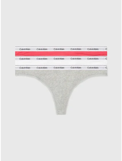 Dámská tanga 3Pack vícebarevné model 19731222 - Calvin Klein Dámská tanga 3Pack vícebarevné model 19731222 - Calvin Klein